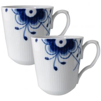 Royal Copenhagen Blue Fluted Mega Mugs