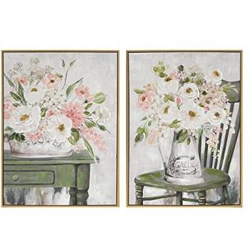 Vase 60 x 3,5 x 80 cm style shabby chic (2 unités)
