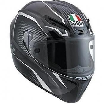 Casco AGV GT-Veloce E2205, Multicolor (Txt Gunmetal/Argenté), talla XXL