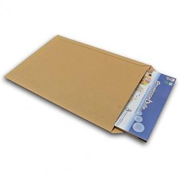 Kit de fournitures comprenant 5 enveloppes cartonnées B-Box 1 coloris brun format 176x250 mm