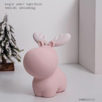 Niedlicher Elch‑Wohnzimmer‑Trophäe – Weihnachtsdekoration