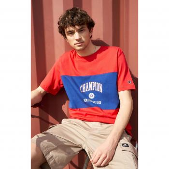 Gestreiftes T-Shirt mit Komfort und Logo