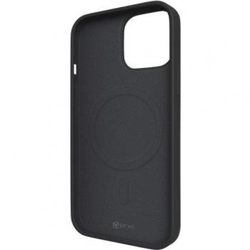 Prio iPhone 16 Silikon Case MAG (6,1 Zoll) schwarz
