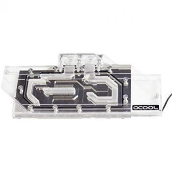 Alphacool Eisblock Aurora Plexi GPU Water Block for Nvidia GeForce RTX 2080/2080 Ti FE and ASUS ROG Strix Series