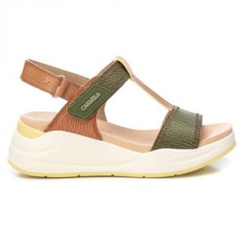 Sandalias Carmela Cuña 162259 Verde Casual