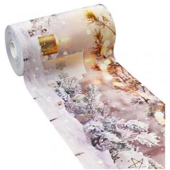 Alfombra de Cocina Navideña 51x190 cm Resistente a Manchas