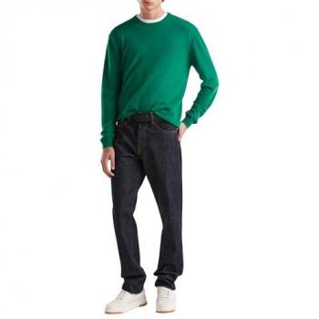 United Colors Of Benetton Grüner Rundhalspullover für Herren