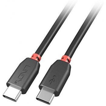Lindy 0.5m Black USB‑C to USB‑C 2.0 Connector