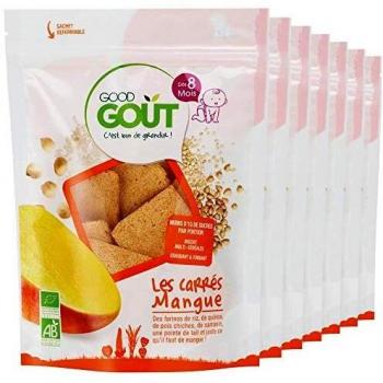 Galletas Orgánicas Good Gout de Mango 8 Meses 50g
