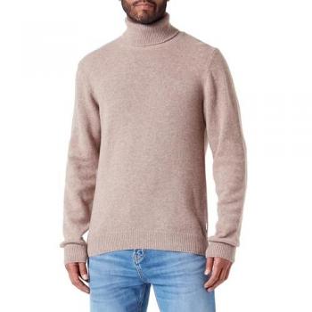 Karl Rollkragenpullover Casual Friday – Herren, Silber, Größe L