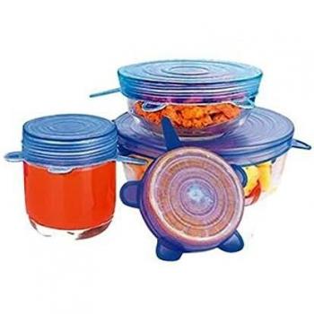 Set di coprini in silicone per contenitori da 20 cm