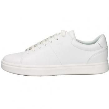 Geox Baltmoore A Blanc 45 – Chaussures en Peau de Vache