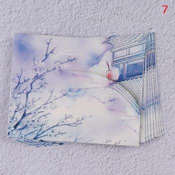 Sobres de Papel Kraft con Toque Oriental para Boda