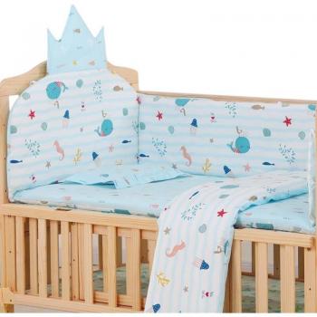 Parachoques cama bebé niño almohada cojín algodón