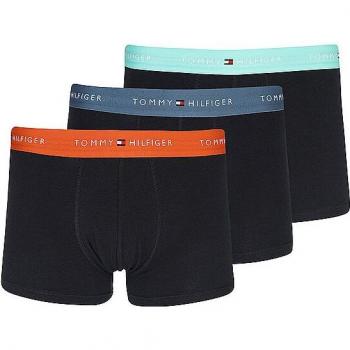 Boxer Tommy Hilfiger 3 Pezzi XL Marrone / Nero / Arancione Profondo / Verde Giada / Blu Costa