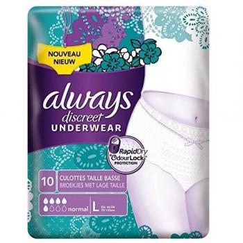 ALWAYS DISCREET SOFT-CUP DOUBLE ABSORBANT LARGE (12)