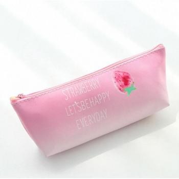Strawberry Design Portable Pencil Case