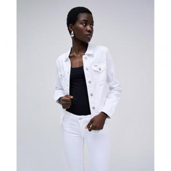Cazadora de mujer en tejido vaquero blanco Salsa Jeans