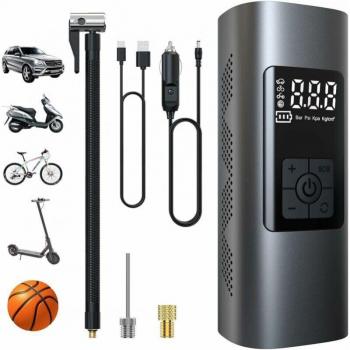 Compressore Portatile 6000 mAh – Gonfiatore Pneumatici 150 psi