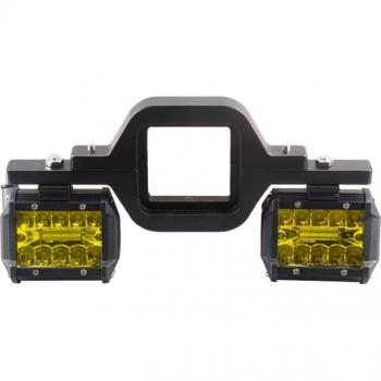 Auto Abschleppen Anhängerkupplung Halterung mit 4'' 60W LED Nebellampe für SUV und Lkw