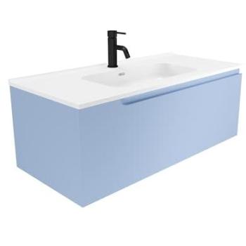 Mobile bagno Parama 120 cm, cassetto carta da zucchero, lavabo incluso | Ardenne