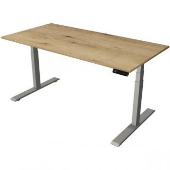 Bureau Ergonomique Électrique Move 2 160 x 80 cm Chêne/Argent