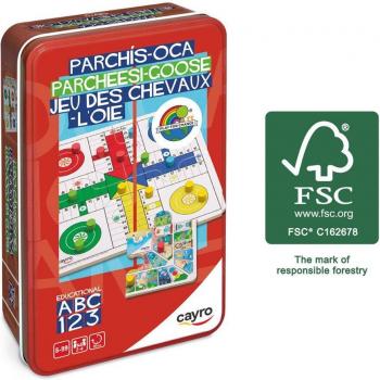 Parchís-Oca Caja Metal Disponible en España