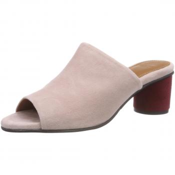 Mule Rosa de Suede con Tacón Redondo SELECTED FEMME Sfmerle, 39 EU