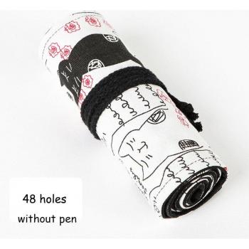 Porte-Stylos en Toile – Couleur Plomb, 12/24/36/48/72 compartiments