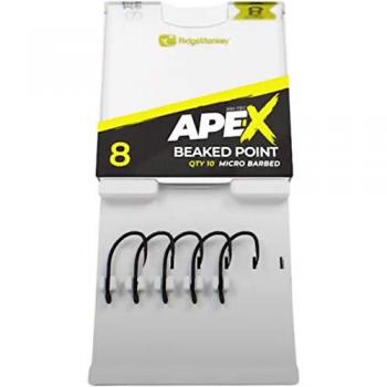RidgeMonkey Ape-X Karpfenhaken Größe 8 mit Beaked Point und Widerhaken