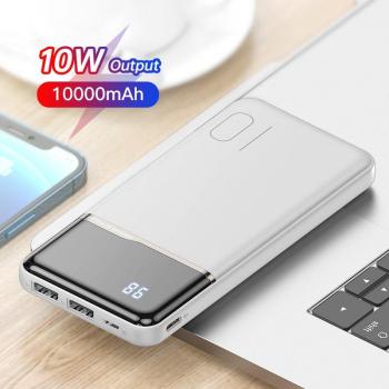 KUULAA 10,000mAh Power Bank for Xiaomi & Huawei