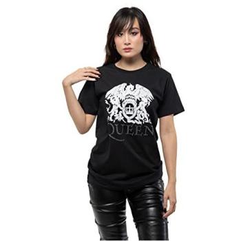 Queen Classic Black Diamond Crest Top – Size M