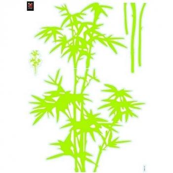 Sticker Bambou Vert 68x24cm Style Zen
