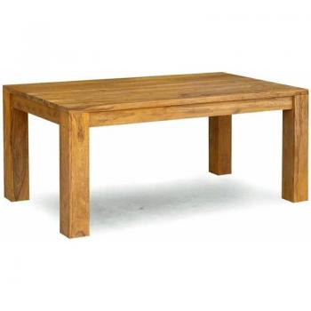 Brauner Massivholztisch 200x100x76 Sheesham