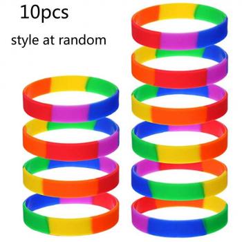 Bracelets en silicone pour la fierté
