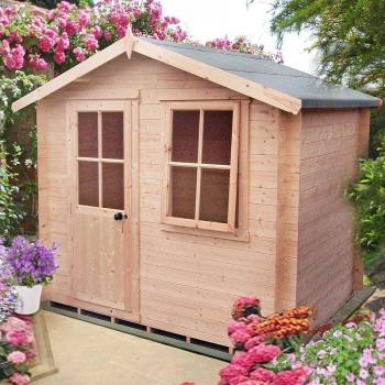 Shire Avesbury Log Cabin Summerhouse 2.5m x 1.8m (19mm)