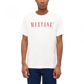 Mustang T-Shirt Austin 1014695 Bianco Regular Fit