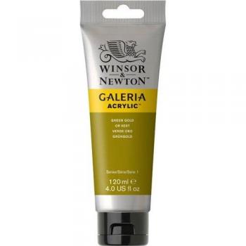 Win&Newton Kunstfärbung: Galeria Acryl 120 ml – Green Gold 294