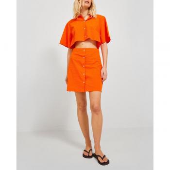 Jack & Jones Vestido Mini de Camisero y Cut-Out