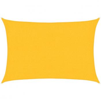 Sail Parasol 160g/m² Rectangular Amarillo 2x2,5 m en HDPE