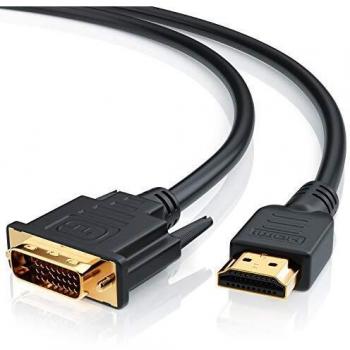 Adattatore HDMI‑DVI 24/1 Dual Link 2 m – Supporto 1080P Full HD e 3D