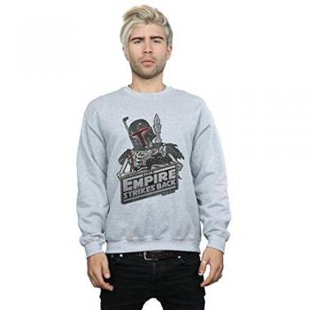 Sudadera de algodón para hombre Boba Fett con diseño de esqueleto