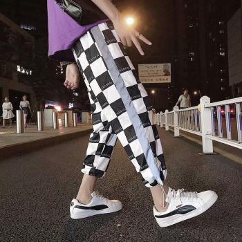 Pantalon Hiver Noir Blanc Urbain