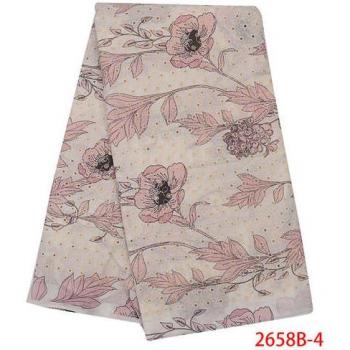 Tissu de Voile Suisse en Coton Africain