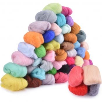 Kit de feutre en laine, 36/50 nuances, aiguilles à feutrer pour décorations DIY
