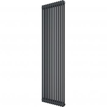 Kylo 2‑Column Anthracite Ceiling‑Mountable Radiator