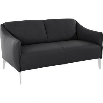 W.SCHILLIG 2‑Sitzer Sally „Metallic“ – Chrom‑Füße, 154 cm