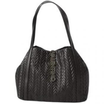 Valentino by Mario Valentino One‑Size Black Two‑Handle Shoulder Bag