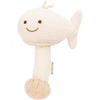 Pompkins Baby Whale Rattle – 100% Organic Cotton, Y-1330