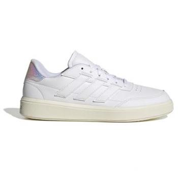 Tênis adidas Courtblock Branco Puro e Lilás